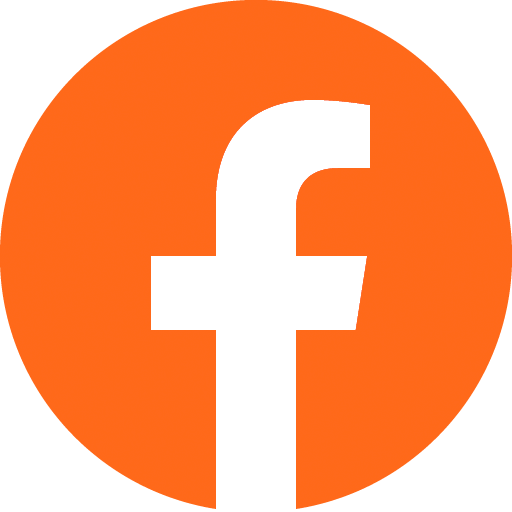facebook logo orange
